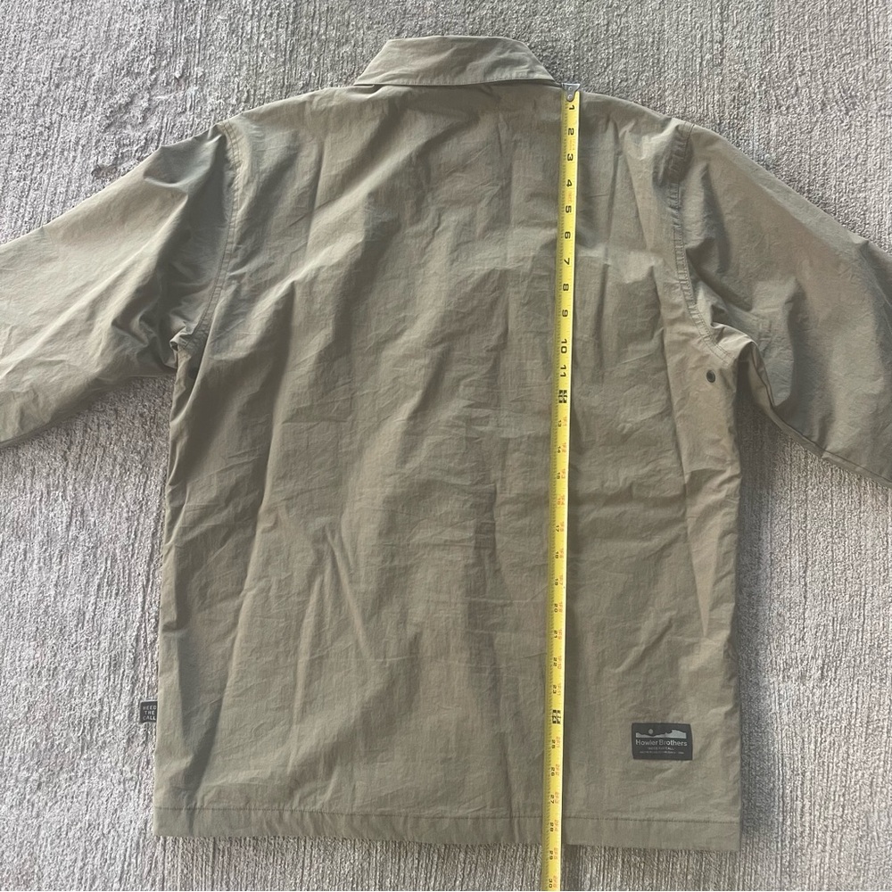 Howler Brothers Manakin Stable Coat Medium Snap Front Chore Jacket Outdoor Olive - Picture 9 of 10